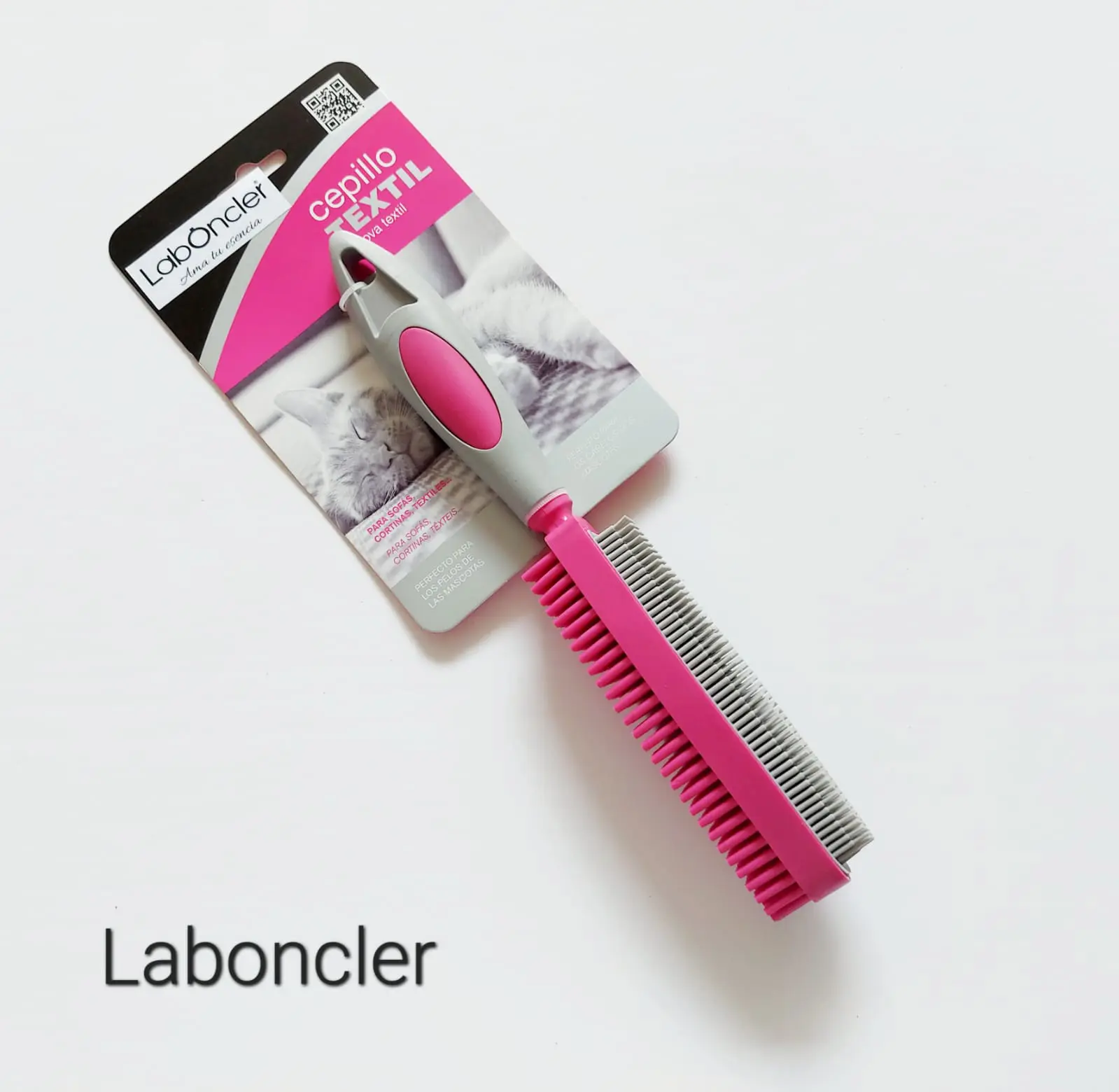 Cepillo Textiles Rosa