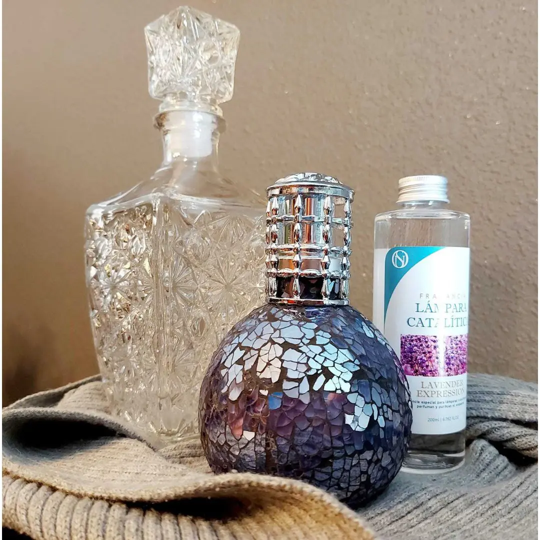 Lampara catalitica lila eco jinyolanda.es