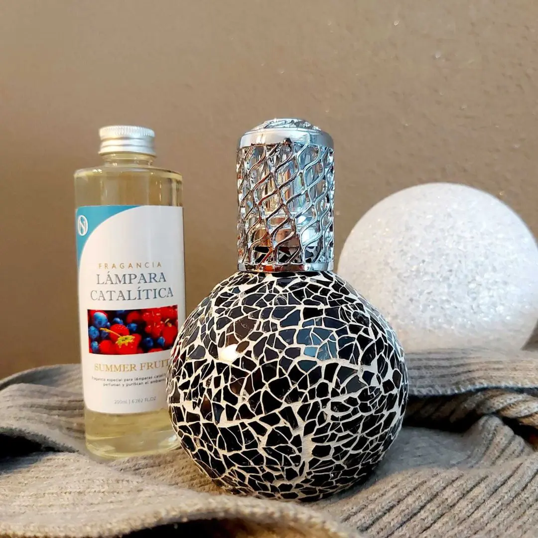 Lampara catalitica negra eco jinyolanda.es