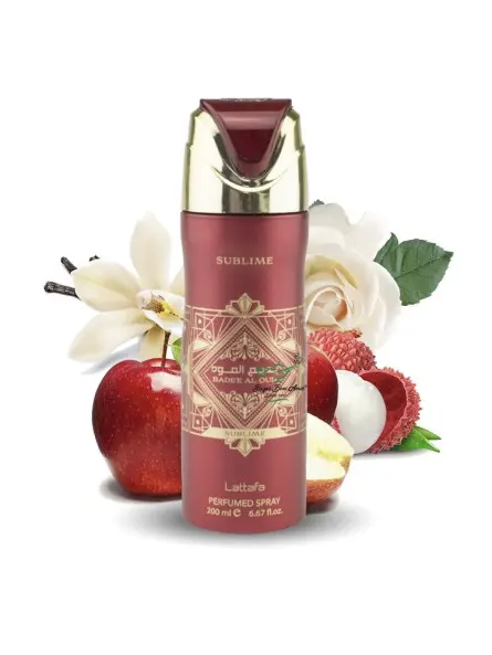 body spray desodorante badee al oud sublime 200ml lattafa