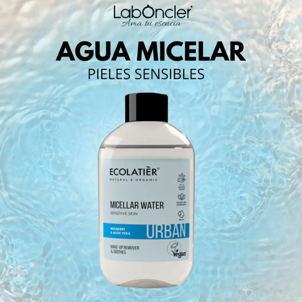 agua micelar piel sensible
