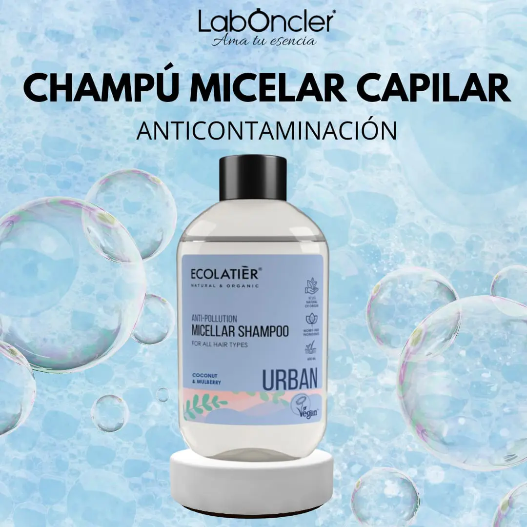 champu micelar antipolucion para todo tipo de cabello