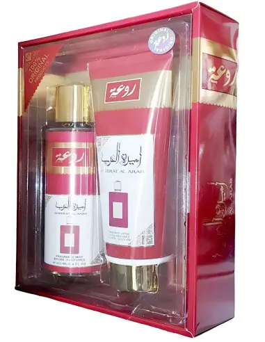 pack ameerat al arab bruma y locion corporal rawaa belleza productos originales