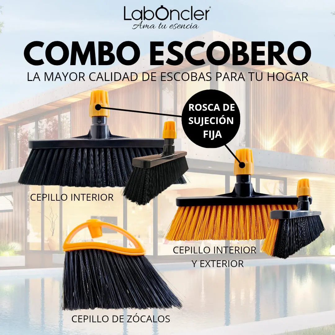 COMBO ESCOBERO 3 UDS 1