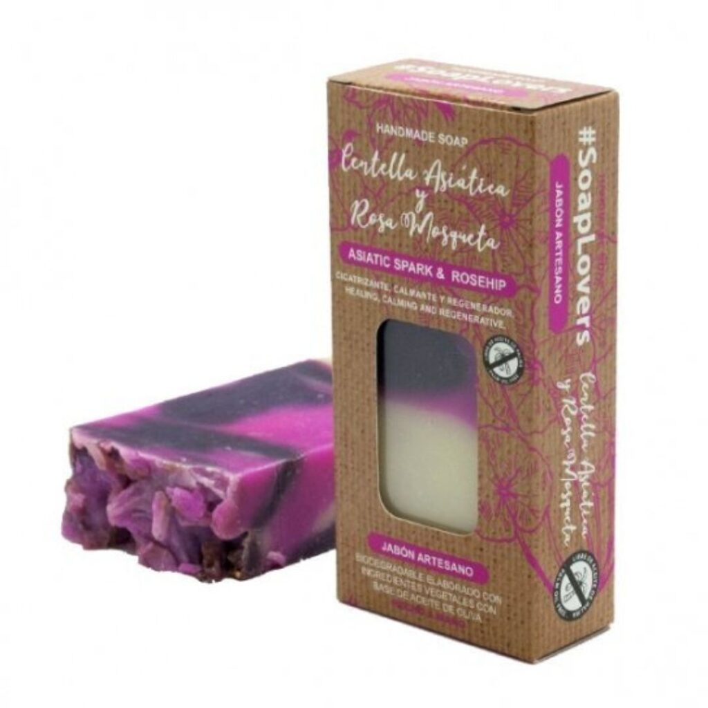 JABÓN Natural de Rosa Mosqueta y Centella Asiática