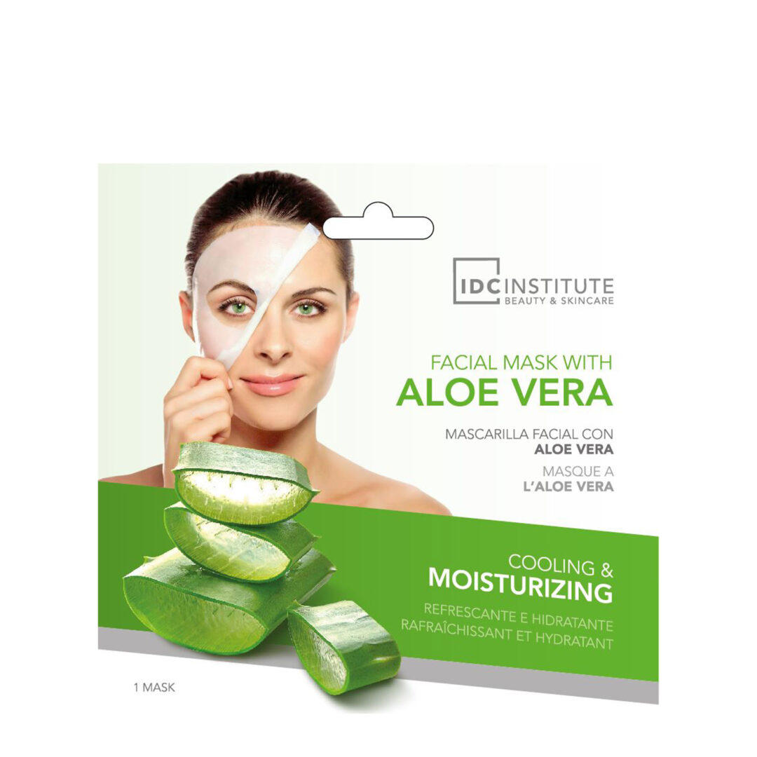 MASCARILLA FACIAL CON ALOE VERA