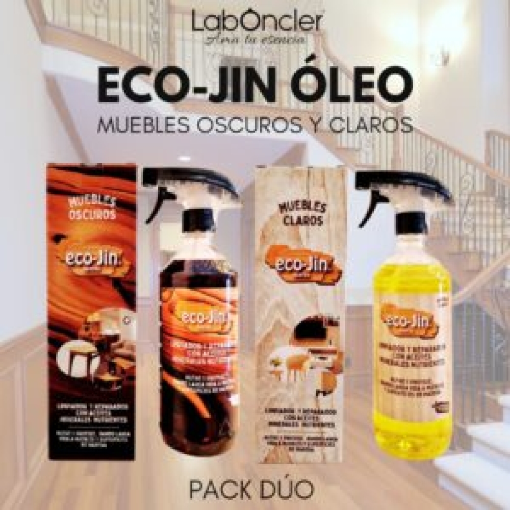 PACK DOBLE MADERAS CLARA Y OSCURA ECO-JIN 750ML
