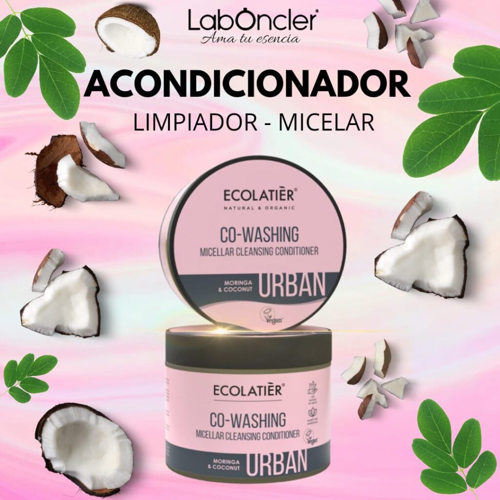 Acondicionador Limpiador Micelar Moringa y Coco ECOLATIER