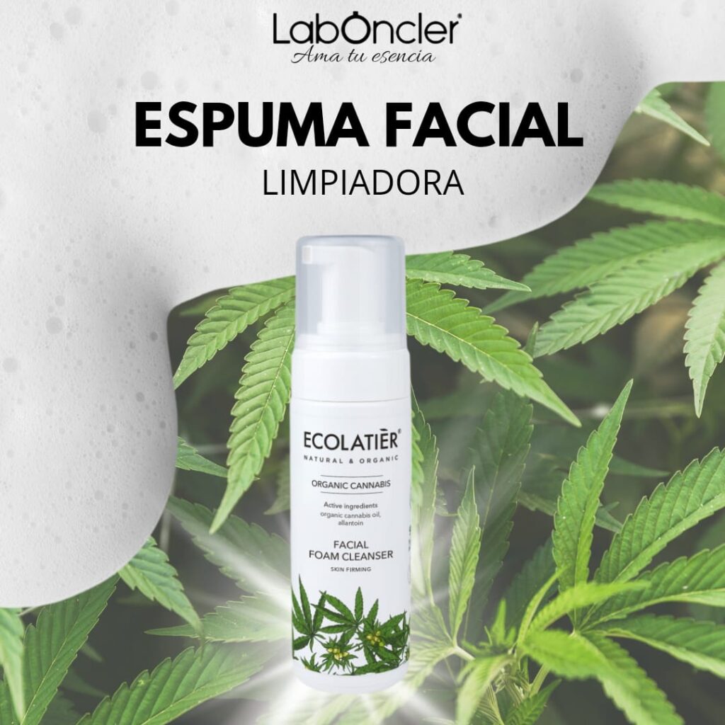 Espuma Limpiadora Facial Reafirmante Cannabis Ecológico ECOLATIER