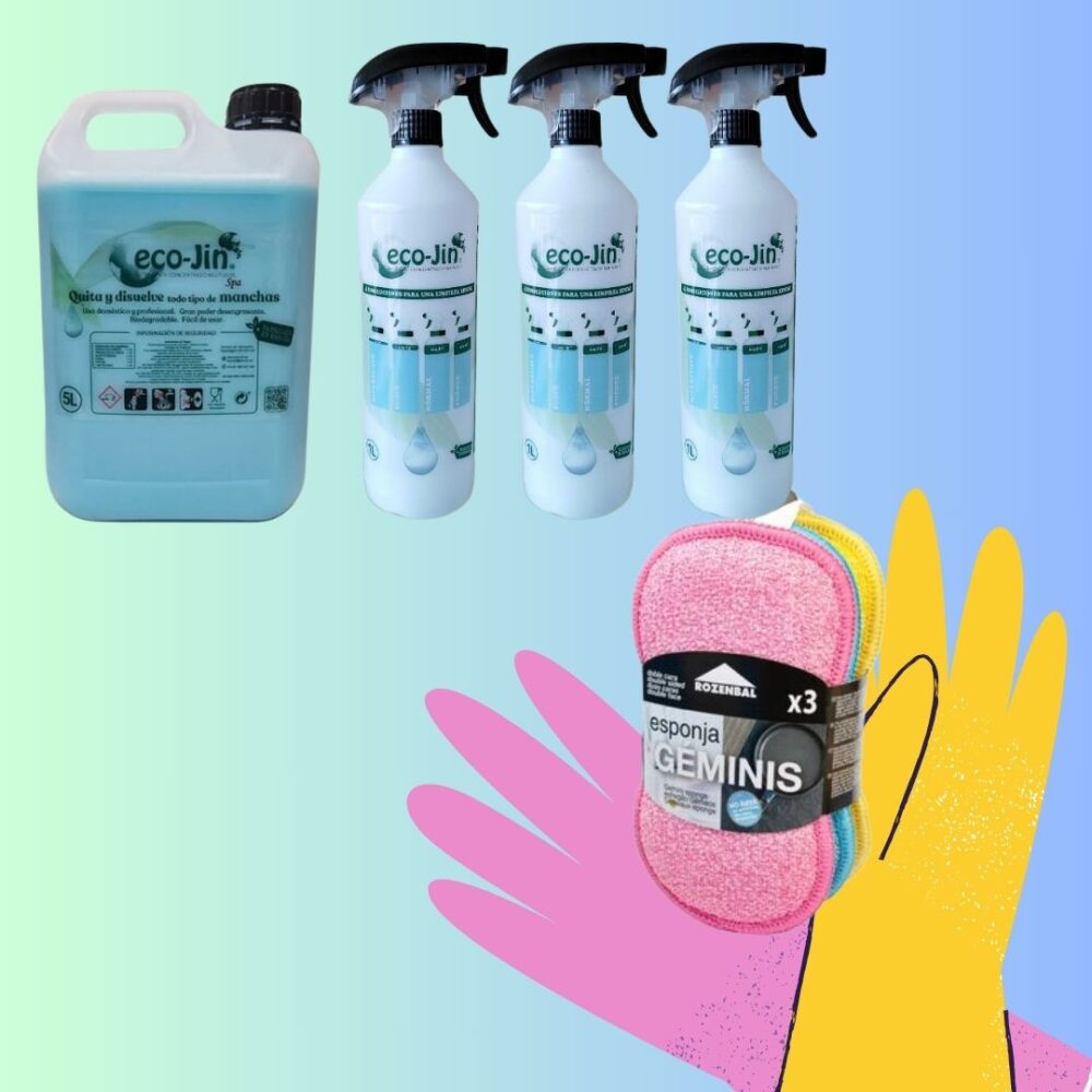 Eco-Jin Spá 5 Litros + 3 esponjas geminis