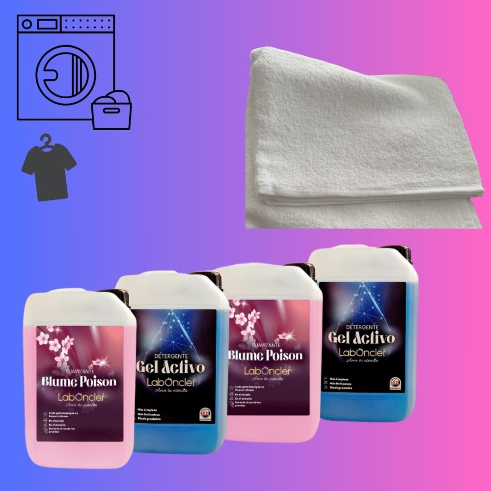 TETRA PACK DE LAVADO +TOALLA LAVABO