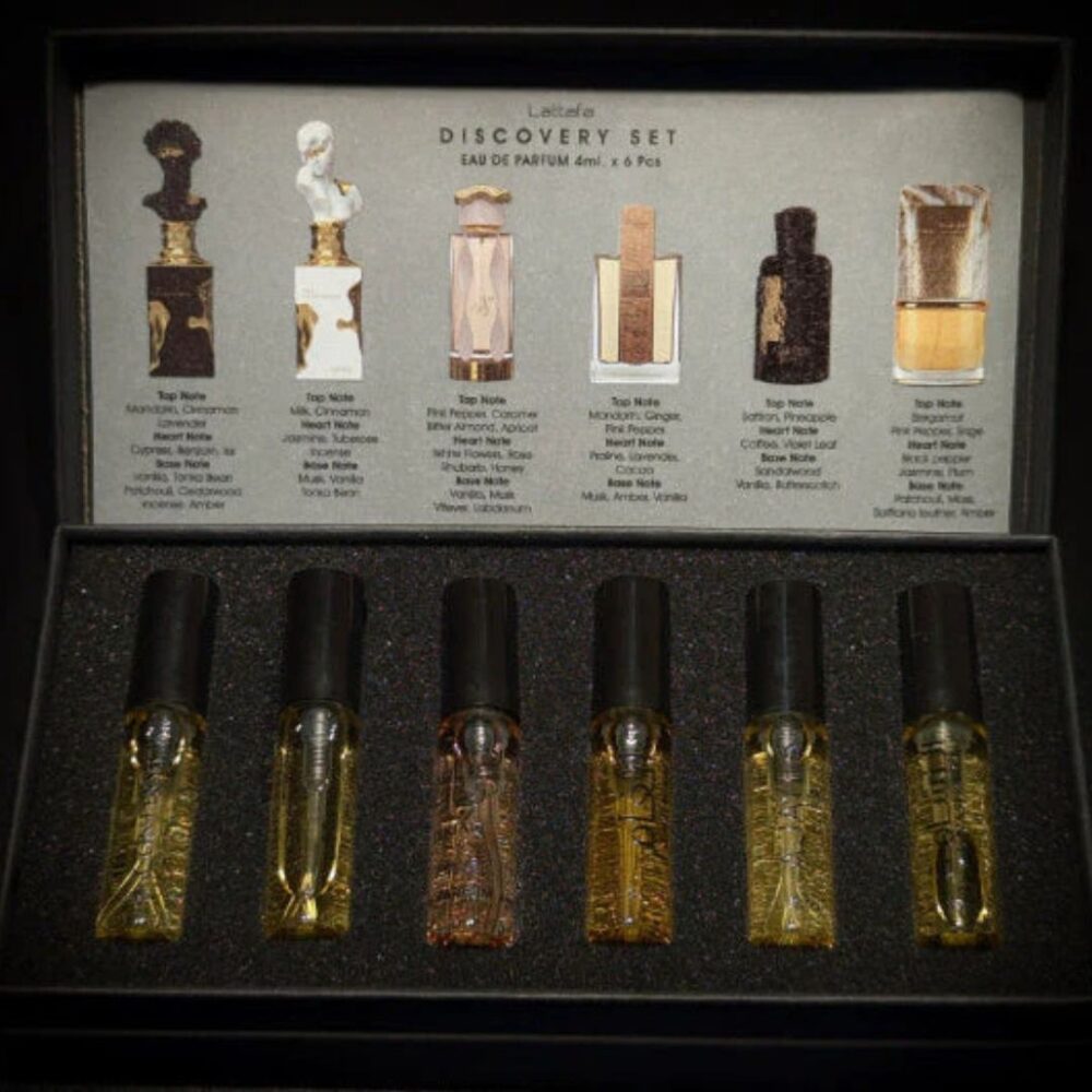 SET DE 6 FRAGANCIAS DE 4 ML LATTAFA