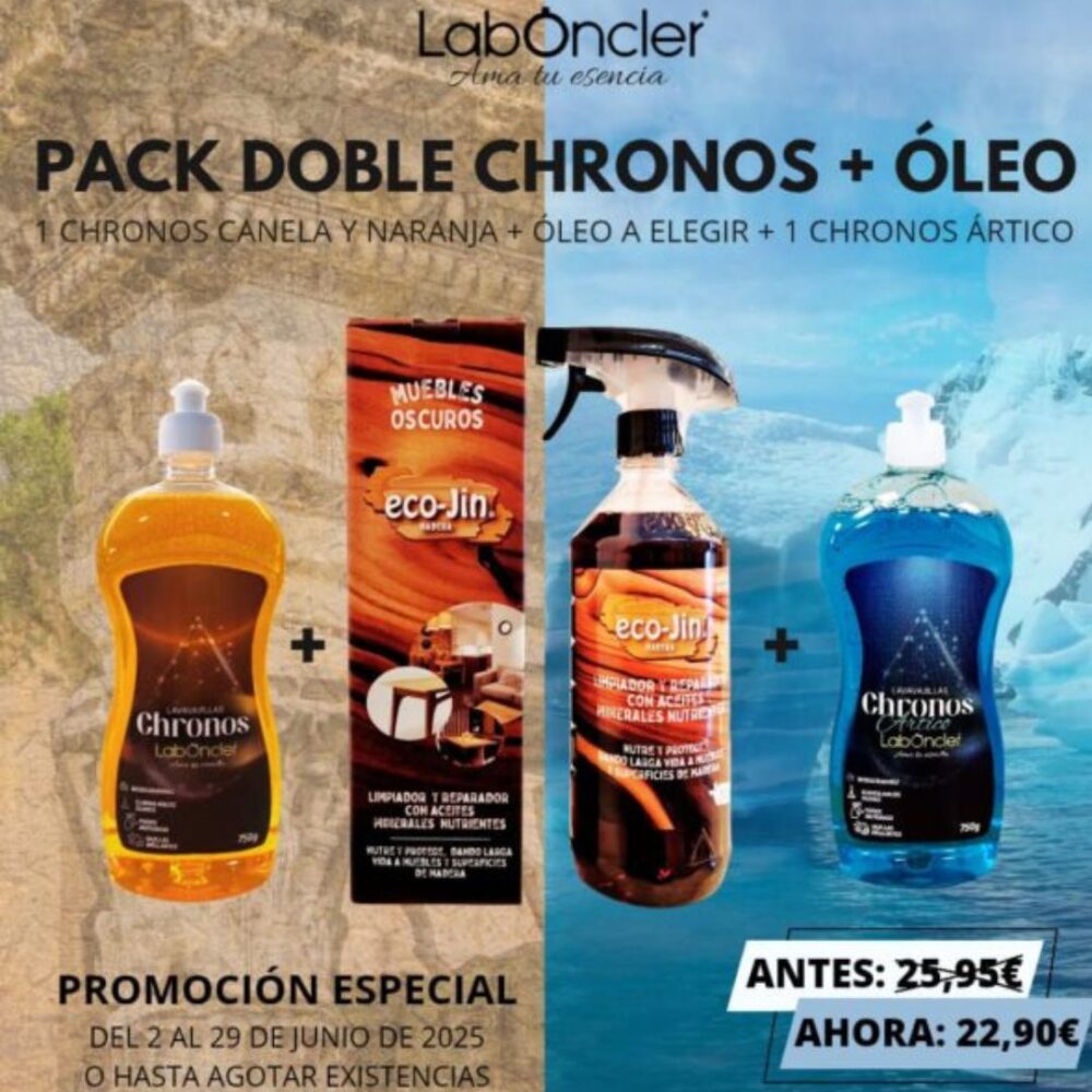 PACK DOBLE CHRONOS+ECO JIN OLEO a elegir