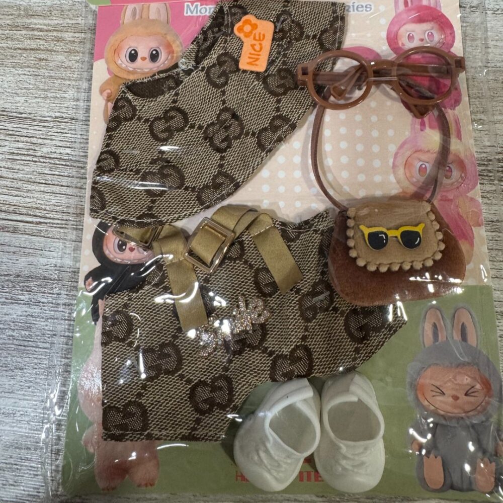 ROPA BUBU  MARRON ESTAMPADA