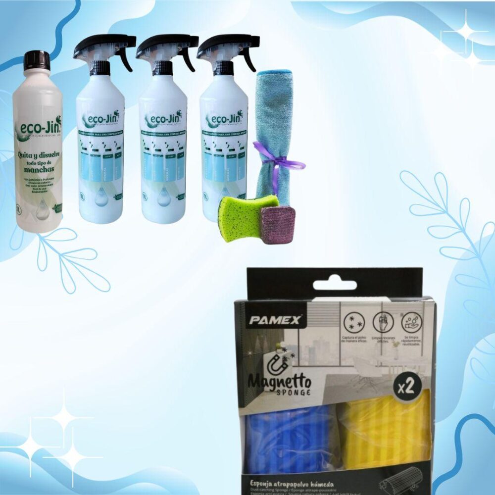 KIT DE INICIO + 3 DIFUSORES AROMA A ELEJIR+ 2 Esponja Atrapapolvo