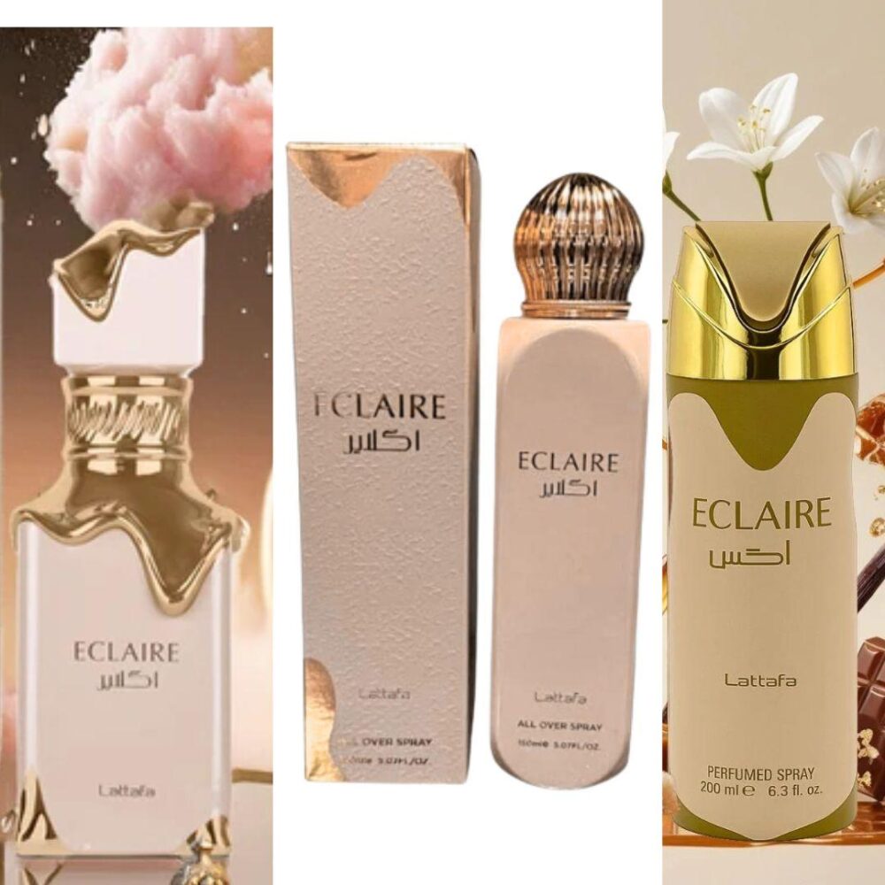 Lattafa Perfume Eclaire 100ML + Bruma + Perfume en Spray para una Fragancia Duradera y Atractiva