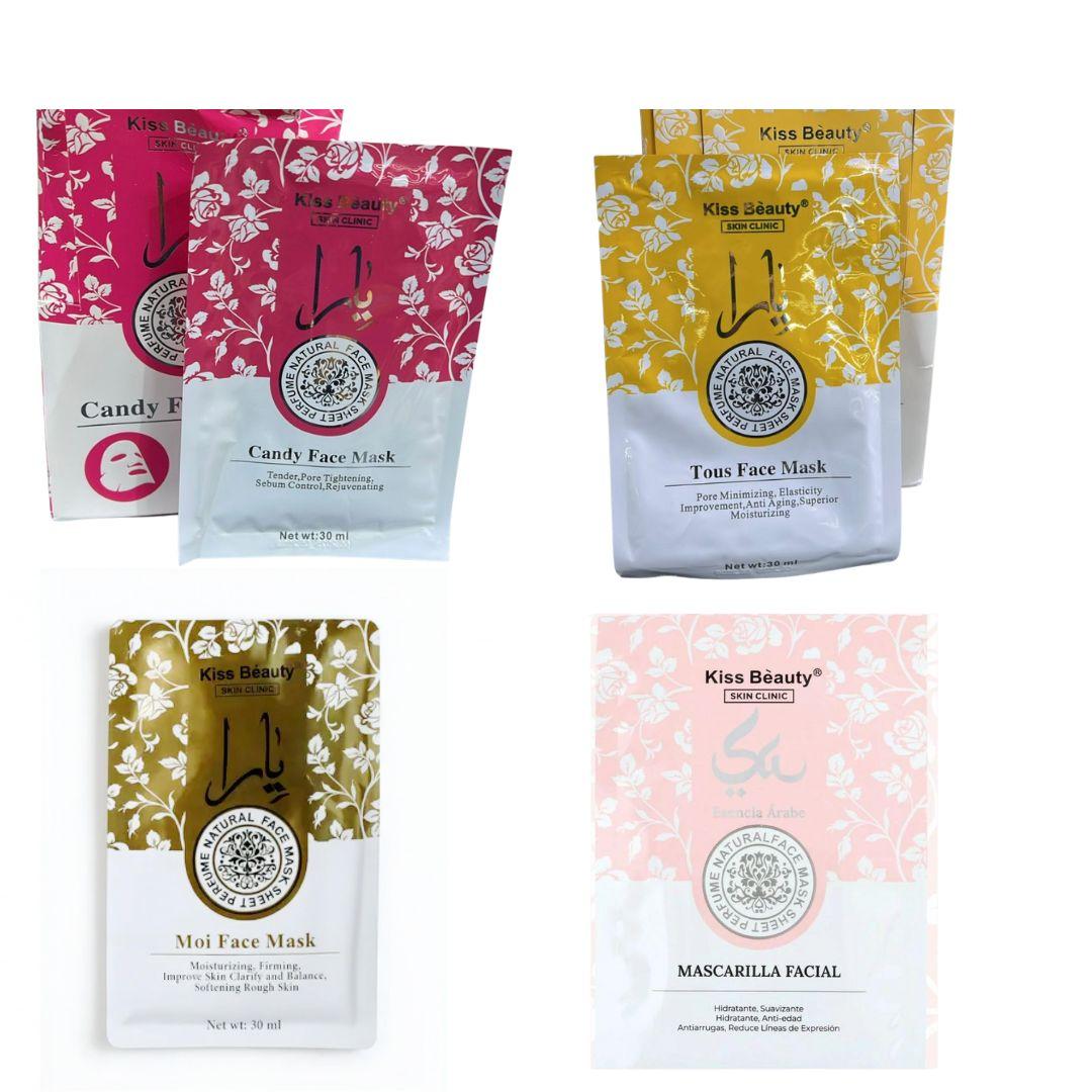 PACK DE 4 MASCARILLAS YARAS