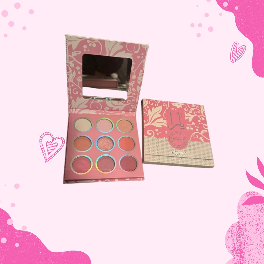 PALETA 9 TONOS YARA ROSA