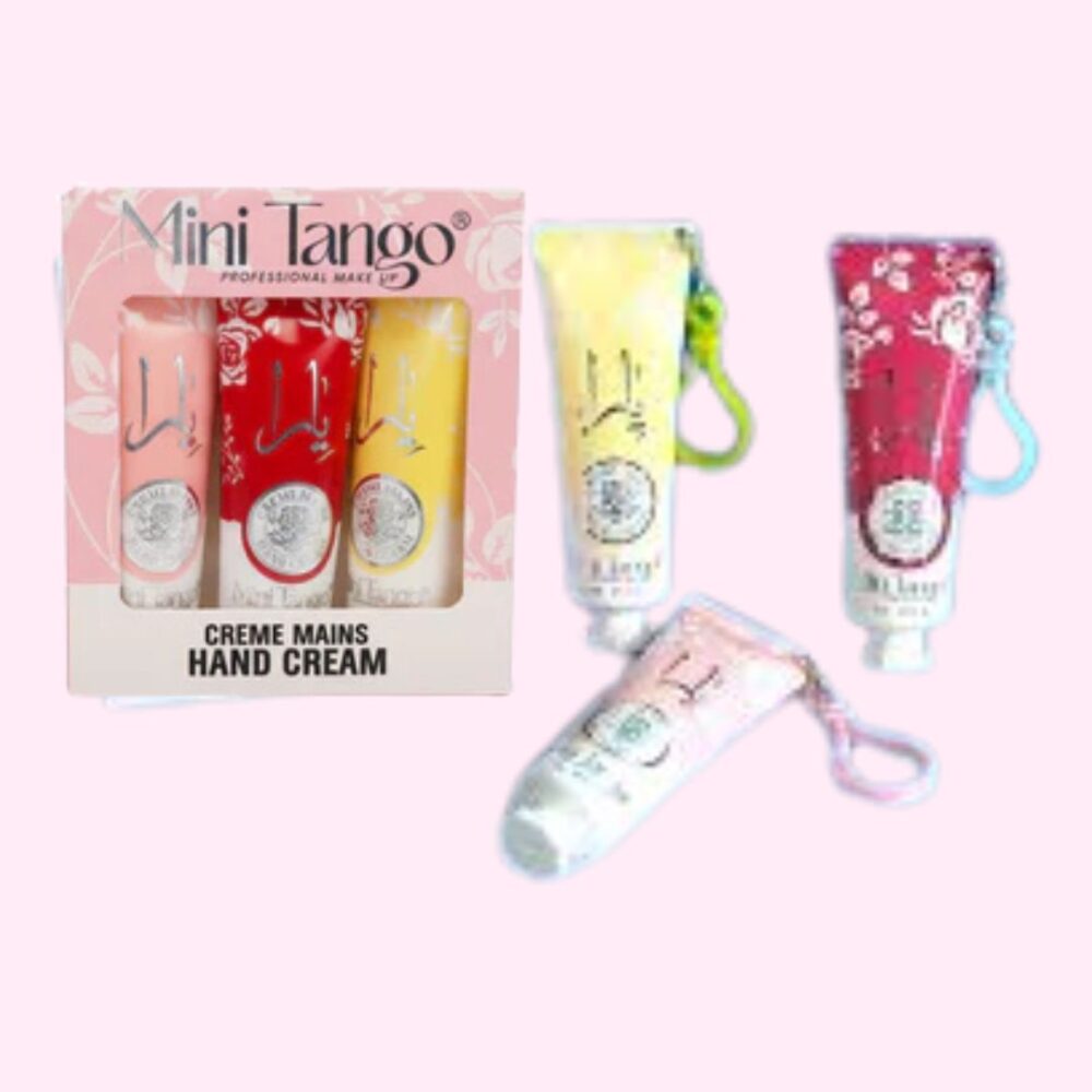 CREMA DE MANOS 3 UNIDADES YARA ROSA,YARA TOUS,YARA CANDY