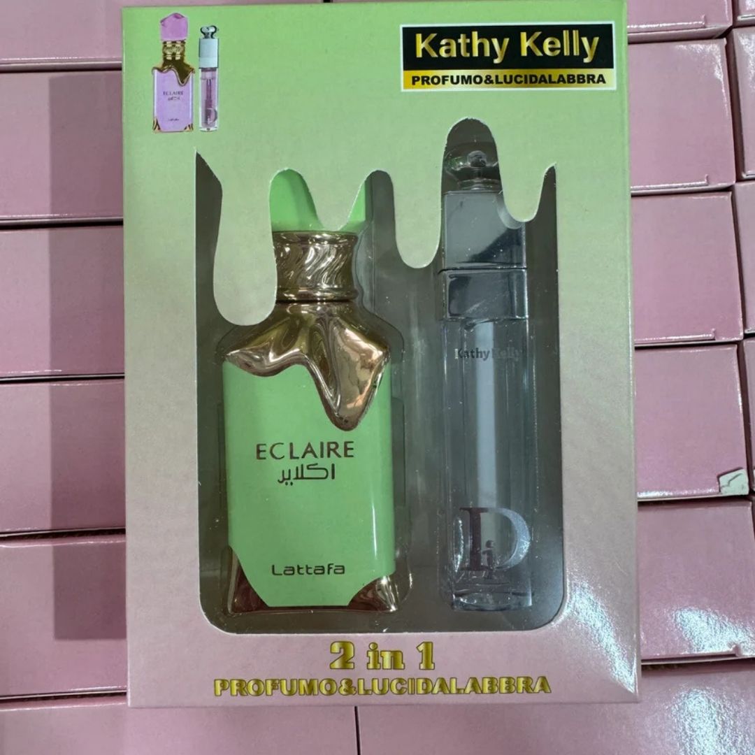 PERFUME 30 ML + LABIAL INSPIRACION ECLAIRE (PISTACHO)